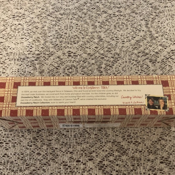 Goose Berry Patch Angel Pie Server Fresh-Baked With Love Holiday Christmas - Picture 4 of 9